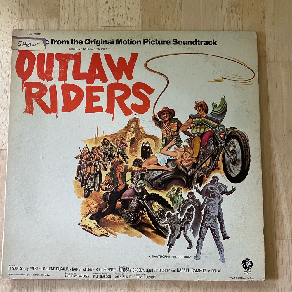 Outlaw Riders 1971 Promo LP